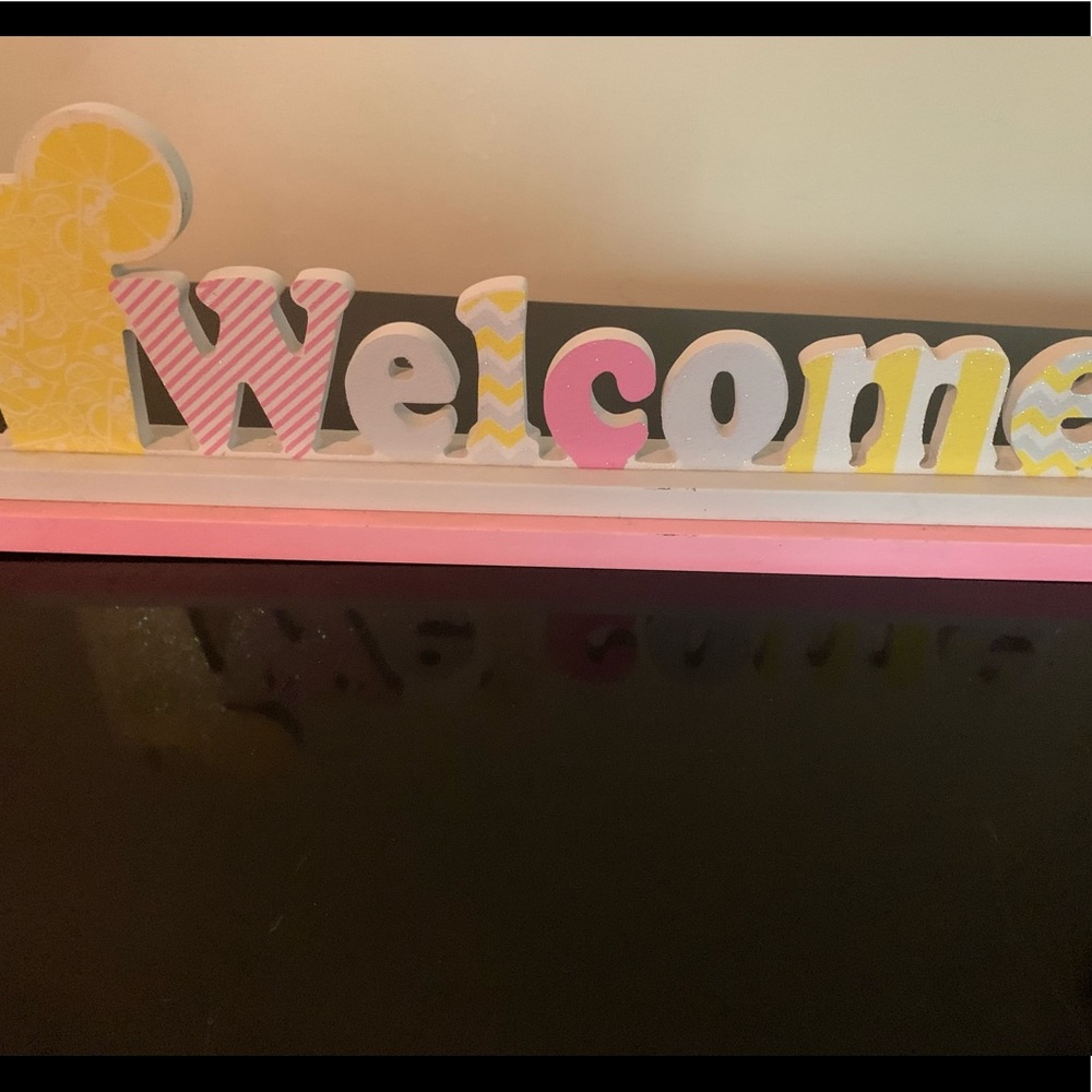 Lemonade welcome sign